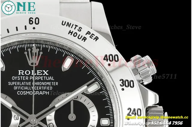 Daytona 116520 40mm SS/SS Black Dial UFO UFO.F4130 (Free Sprung) — photo 9
