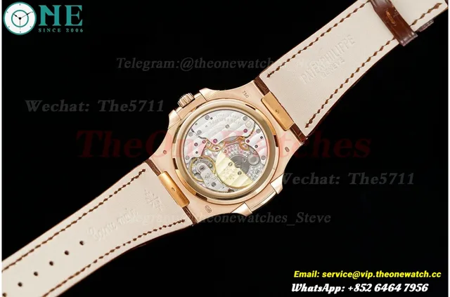 Nautilus 40mm 5712 RG/LE Brown/Stk PPF A240 Super Clone — photo 9