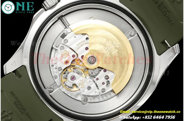 Aquanaut 5168 42mm SS/RU Green Dial BBF DD324 Super Clone — photo 11
