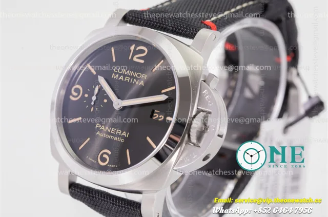 Panerai - PAM 1025 Luminor Marina Auto 44mm SS/NY VSF P9010 — photo 6