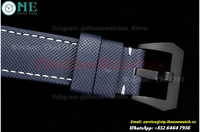 PAM1663 Lum. Marina Auto 44mm Blue TI/FC/NY VSF P9010 — photo 28