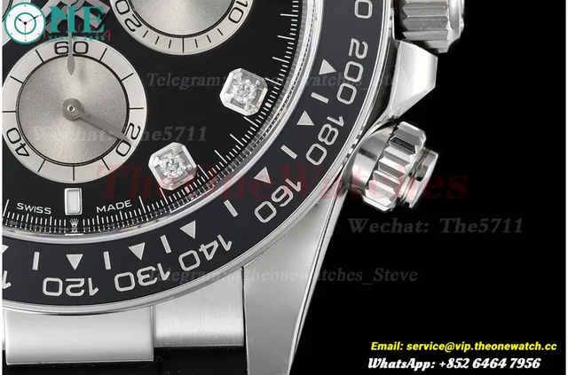 Daytona 126519 40mm SS/RU Black/Dia VSF V2 DD4131(Gain Weight) — photo 8