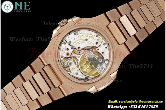 Nautilus 40mm 5712 RG/RG Brown/Stk UMI PPF240 (Weighted Approx.195g)(Free Sprung) — photo 14