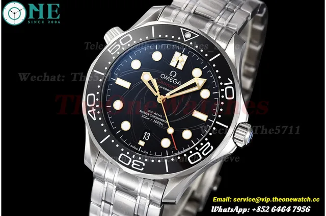 Seamaster 300m James Bond 007 SS/SS Black Dial VSF VS8800