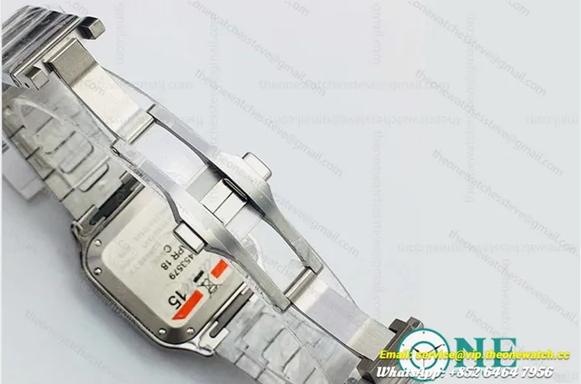 Santos Diamonds SS/SS White/Mois Dial KORF MY9015 — photo 10