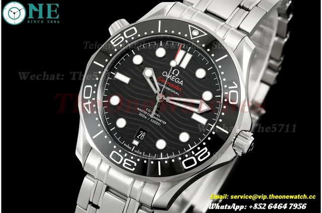 Seamaster 300m 42mm SS/SS Black Dial VSF VS8800 Super Clone