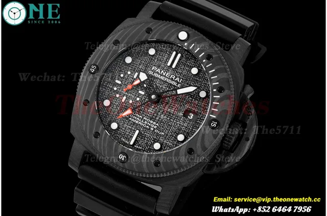 PAM1039 Submersible Luna Rossa GMT 47mm Carbon/RU VSF P9010 Super Clone
