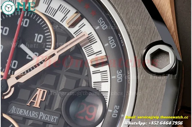 Royal Oak Offshore 44mm Michael Schumacher RG/RU Grey/Black JJF A3126 — photo 5