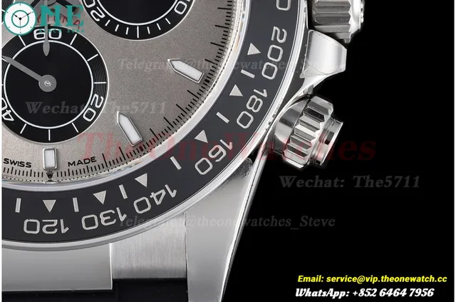 Daytona 126519 40mm SS/RU Grey/Black VSF V2 DD4131(Gain Weight) — photo 8