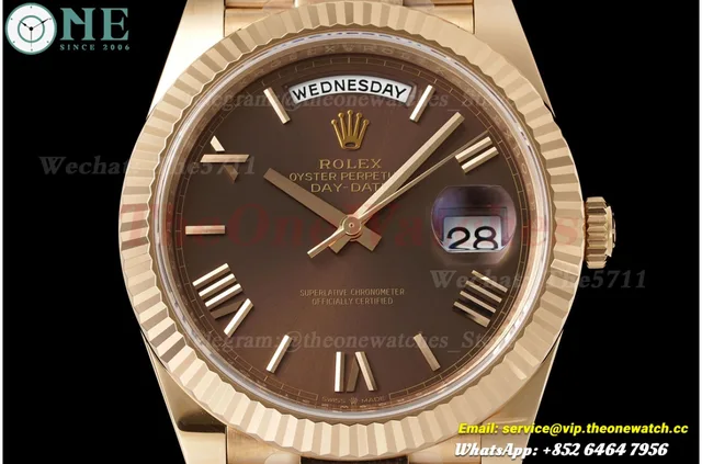 DayDate 228235 40mm RG/RG Brown/Rmn VSF DD3255 Super Clone — photo 2