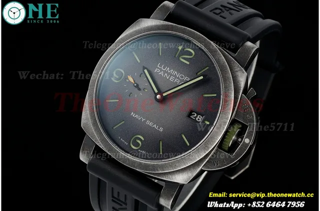 Luminor PAM1412 Navy Seals 44mm SS/RU Gradient Grey Dial VSF P9010