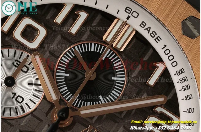 Royal Oak Offshore 26405NR 44mm Black Cer/RU Grey Dial APJF A7750 Mod — photo 7