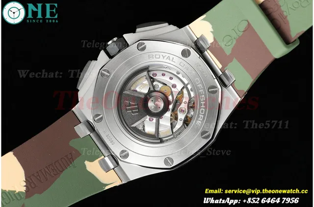 Royal Oak Offshore 26400SO 44mm SS/RU Beige Dial APJF A3126 — photo 11