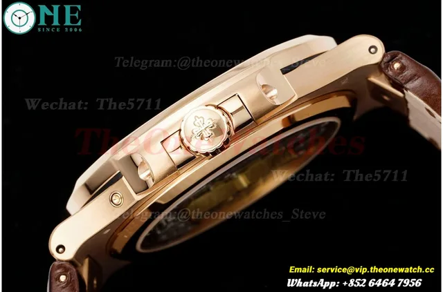 Nautilus 40mm 5712 RG/LE Brown/Stk PPF A240 Super Clone — photo 6