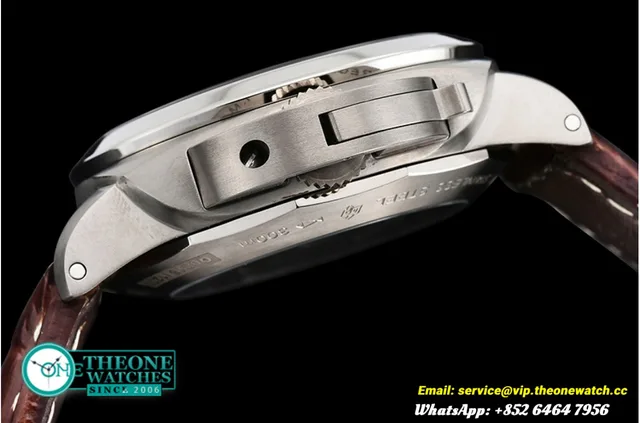 Panerai - PAM351 Q Lum. Marina 3 Days TI/LE Brown VSF P9000 Mod — photo 10