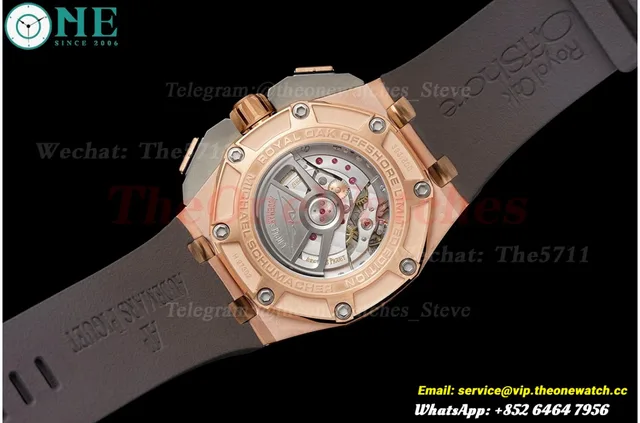 Royal Oak Offshore 44mm Michael Schumacher RG/RU Grey/Black JJF A3126 — photo 9
