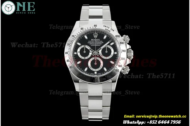 Daytona 116520 40mm SS/SS Black/Stk VF DD4130 — photo 4