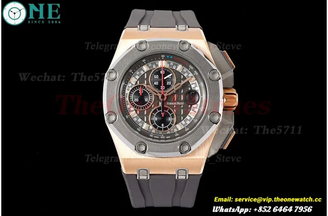 Royal Oak Offshore 44mm Michael Schumacher RG/RU Grey/Black JJF A3126 — photo 3