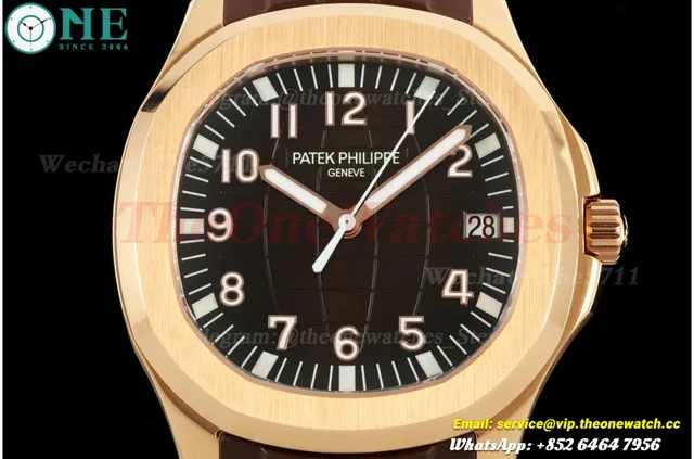 Aquanaut 5167 40mm RG/RU Brown Dial BBF DD324 Super Clone — photo 2