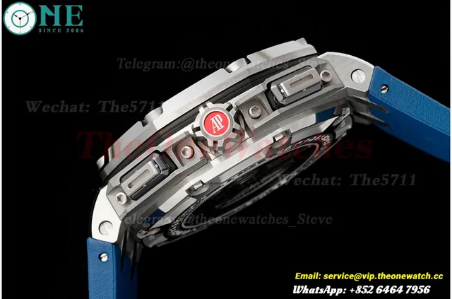 Royal Oak Offshore 44mm Michael Schumacher SS/RU Grey/Blue JJF A3126 — photo 7
