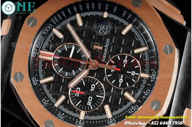 Royal Oak Offshore 24606 44mm Ceramic/RU Black/Black JJF A3126 — photo 3