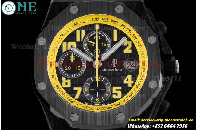 Royal Oak Offshore 42mm Cer/RU Black/Yellow  JJF A7750 — photo 2