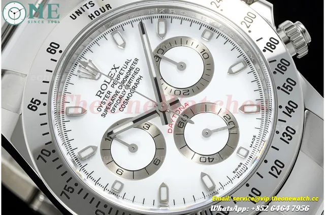 Daytona 116520 40mm SS/SS White/Stk VF DD4130 — photo 3