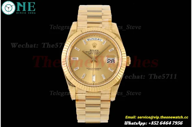 DayDate 228238 40mm YG/YG Gold/Dia VSF V2 DD3255 (Weighted Approx.182g) — photo 4