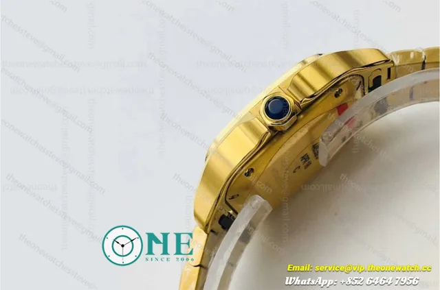 Santos Diamonds YG/YG White/Roman Dial Mois KORF MY9015 — photo 7
