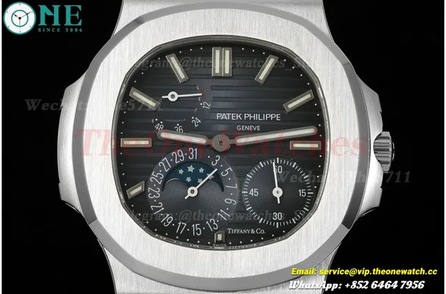 Nautilus 40mm 5712 Tiffany & Co. SS/SS Blue Dial PPF V3 A240  Super Clone — photo 2