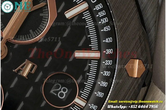 Royal Oak Offshore 26405CE 44mm Cer/RU Glasses Dial APJF A7750 Mod — photo 9