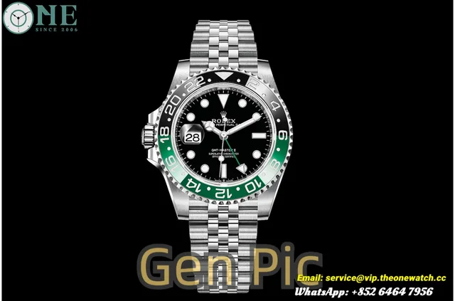 GMT Master II 126720 Sprite 40mm Jub SS/SS Black Dial VSF DD3285v2