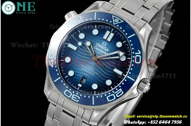 Seamaster 300m 42mm SS/SS Gradient Blue Dial VSF VS8800 Super Clone