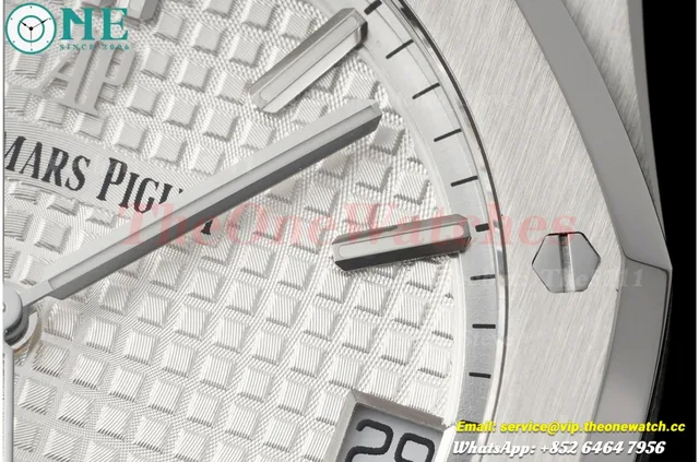 Royal Oak 41mm 15500 SS/SS White/Stk ZF V3 A4302 Super Clone — photo 5