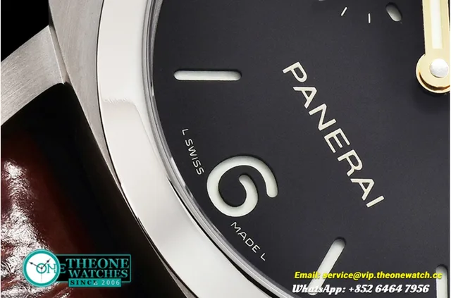 Panerai - PAM351 Q Lum. Marina 3 Days TI/LE Brown VSF P9000 Mod — photo 16