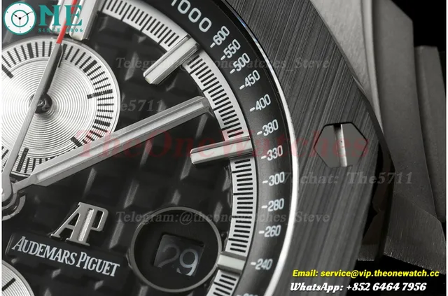 Royal Oak Offshore 26400IO 44mm SS/RU Black Dial APJF A3126 — photo 8