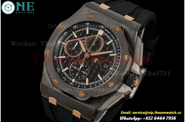 Royal Oak Offshore 26405CE 44mm Cer/RU Glasses Dial APJF A7750 Mod