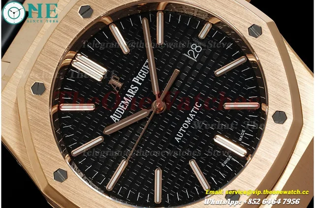 Royal Oak 15400 RG/LE Black Dial APSF V4 SA3120 Super Clone (Tungsten Heavy Version) — photo 3