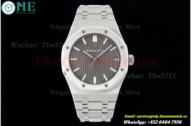 Royal Oak 41mm 15500 SS/SS Grey/Stk ZF V3 A4302 Super Clone — photo 3