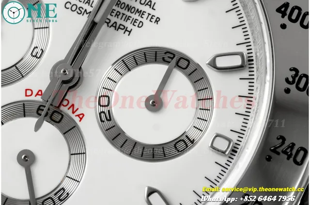 Daytona 116520 40mm SS/SS White Dial UFO UFO.F4130 (Free Sprung) — photo 11