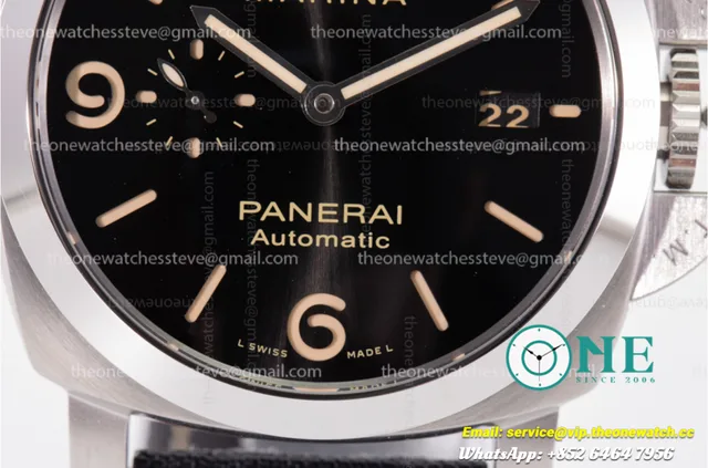 Panerai - PAM 1025 Luminor Marina Auto 44mm SS/NY VSF P9010 — photo 7