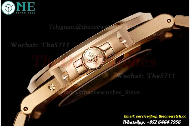Nautilus 40mm 5712 RG/RG Brown/Stk PPF V3 A240 Super Clone — photo 7