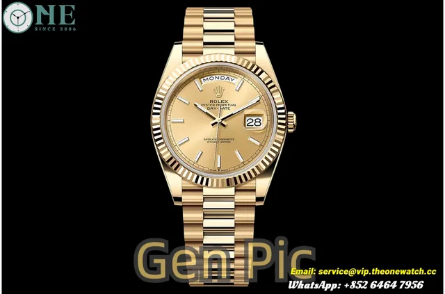 DayDate 228238 40mm YG/YG Gold/Stk VSF DD3255 Super Clone