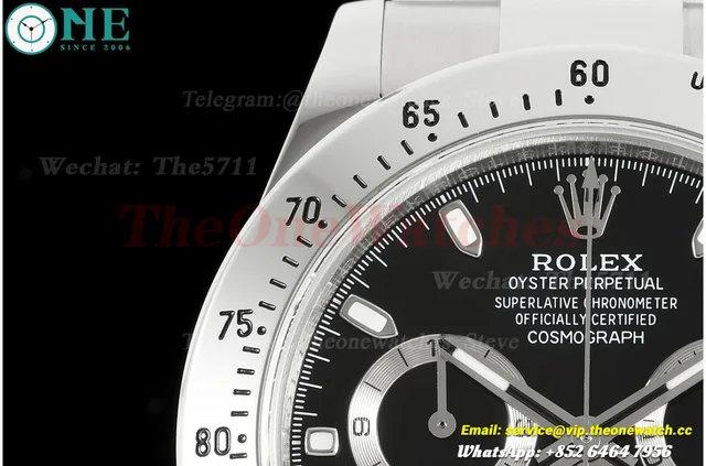 Daytona 116520 40mm SS/SS Black Dial UFO UFO.F4130 (Free Sprung) — photo 8