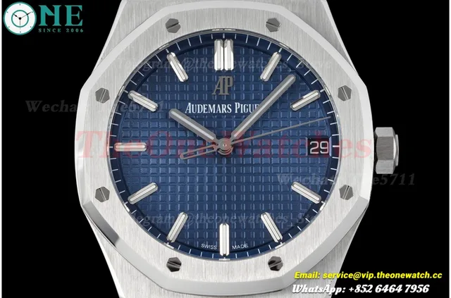 Royal Oak 41mm 15500 SS/SS Blue/Stk ZF V3 A4302 Super Clone — photo 2