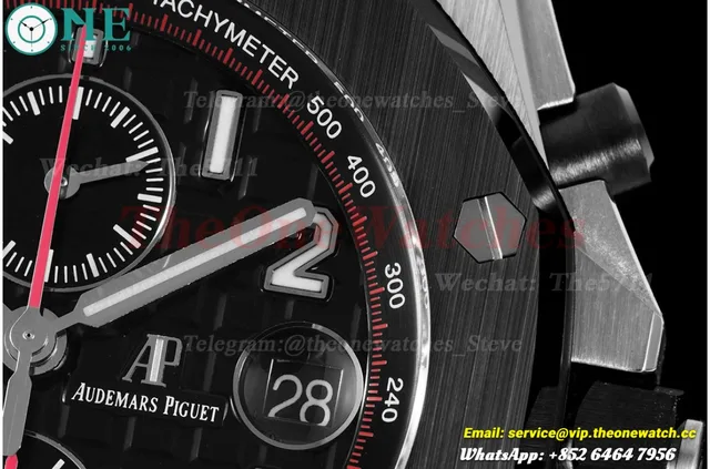 Royal Oak Offshore 42mm SS/RU Black/Black/Num JJF A3126 — photo 5