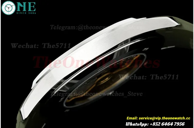 Aquanaut 5168 42mm SS/RU Green Dial BBF DD324 Super Clone — photo 7