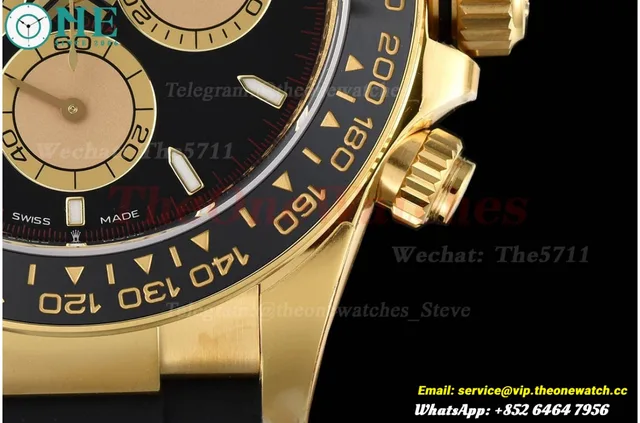 Daytona 126518 40mm YG/RU Black/Gold VSF V2 DD4131(Gain Weight) — photo 8