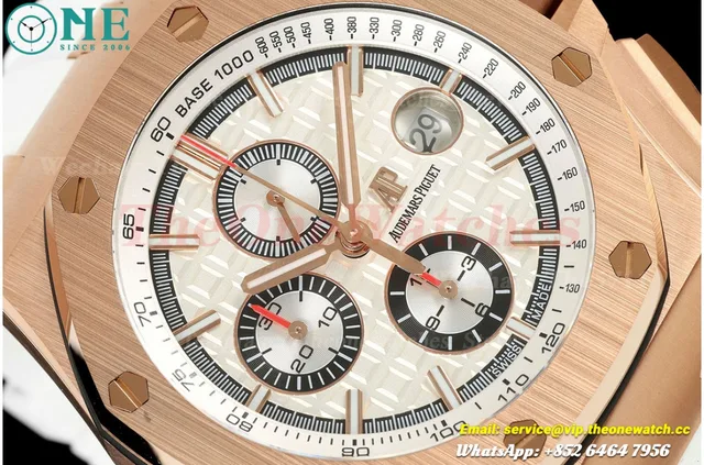 Royal Oak Offshore 26408OR 44mm RG/RU White Dial APJF A3126 — photo 3
