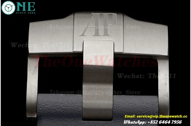 Royal Oak Offshore 26405CG 44mm Blue Cer/RU Green Dial APJF A7750 Mod — photo 31